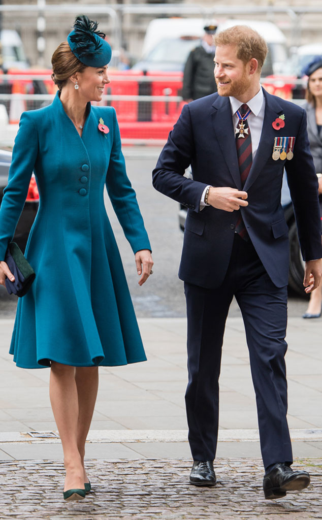Kate Middleton, Prince Harry, ANZAC Day Service
